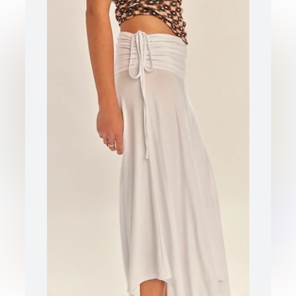 Free People Freest Zella Convertible Skirt in White Size Med Retail $ - Picture 3 of 6